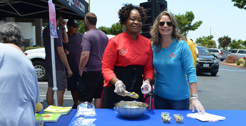 First 5 San Diego healthy eating demonstration